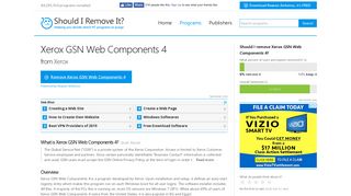 Xerox GSN Web Components 4 - Should I Remove It?
