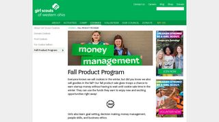 Girl Scouts of Western Ohio | Fall Product Program