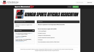 Georgia Sports Officials Association - Powered by Sports Illustrated ...