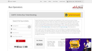GSRTC Online Bus Booking - Upto Rs.100 Off + Rs.1000 Cash Back ...