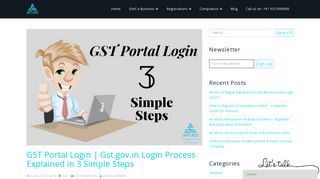 GST Portal Login | Gst.gov.in Login Process Explained in 3 Simple ...