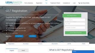 GST Registration online | GST Registration process in ... - LegalRaasta