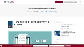 GST Registration status | How to check GST ARN, Payment, Return ...