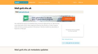 Mail Gstt (Mail.gstt.nhs.uk) - Outlook Web App - Easycounter