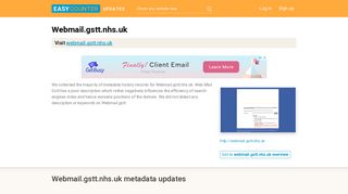 Web Mail Gstt (Webmail.gstt.nhs.uk) - Microsoft Outlook Web Access