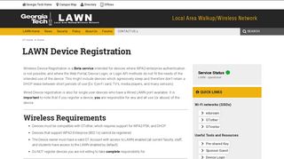 LAWN Device Registration | Georgia Tech :: LAWN | Georgia Institute ...