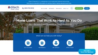 Home Loans That Work As Hard As You Do | ditech