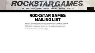 Subscription Management - Rockstar Games