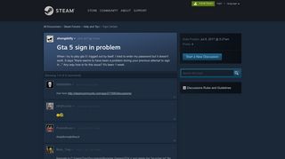 Gta 5 sign in problem :: Help and Tips - Steam Community