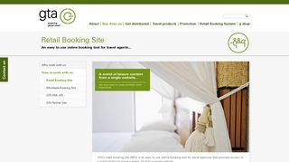Retail Booking Site - Gullivers Travel Associates