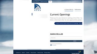 Current Openings - Toronto Pearson
