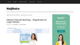 Gtbank Internet Banking ~ Registration & Login Details - NaijNaira