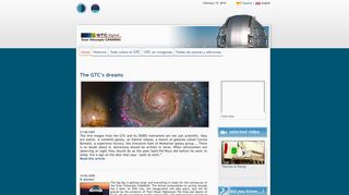 GTCdigital - Gran Telescopio CANARIAS - Home