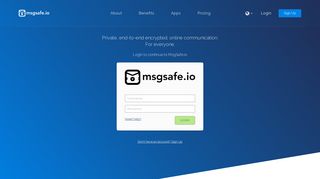 Login to your account | MsgSafe.io