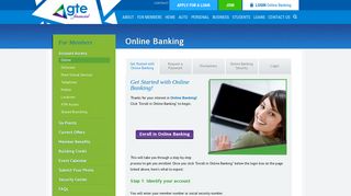 Online Banking - GTE Financial