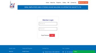 Member Login | BSNL - BSNL Co-operative Housing Society
