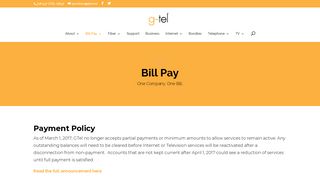 Bill Pay | GTel