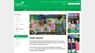 Gold | GSHNJ - Girl Scouts Heart of New Jersey
