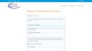 Register For Employee Self Service - Household | GTM Payroll ...