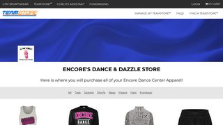 Encore Dance Center TeamStore - GTM Sportswear - Teamstore ...