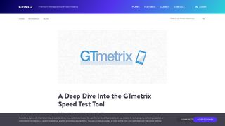 A Deep Dive Into the GTmetrix Speed Test Tool (2018) - Kinsta