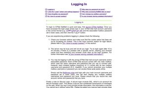 GTNet NetMail - Logging In - Pipex Netmail