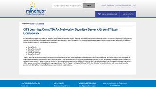 GTS Learning | CompTIA Exam Courseware - mindhub