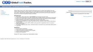 Global Trade Tracker - GTT Worldwide Commodity Statistics