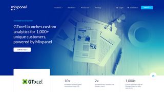GTxcel launched custom analytics | Customer Success Story | Mixpanel