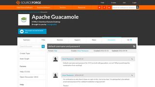 Apache Guacamole / Discussion / Help:default username and password ...