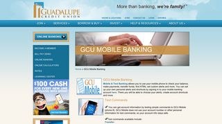 GCU Mobile Banking | Guadalupe Credit Union