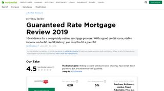 Guaranteed Rate Mortgage Review 2019 - NerdWallet