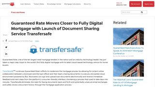 Guaranteed Rate Moves Closer to Fully Digital Mortgage with Launch ...