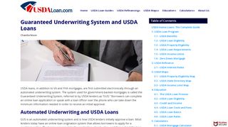 Guaranteed Underwriting System and USDA Loans Explained