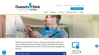 Personal Credit Cards | Guaranty Bank | Springfield, MO - Nixa, MO ...