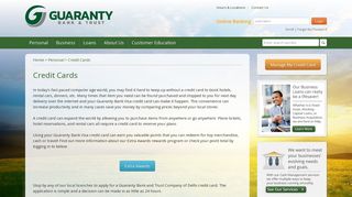 Credit Cards :: Guaranty Bank & Trust Co.