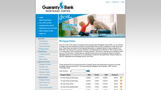 Guaranty Bank : Mortgage Rates