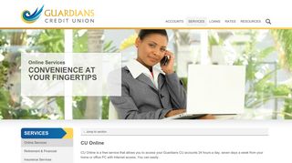 Online Services | Guardians Credit Union