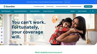 Disability Income Insurance - Compare Types | Guardian