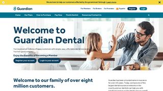 Guardian Dental Members - A Family of Over 7 Million Customers