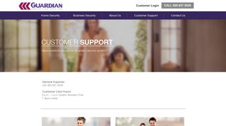 Guardian Protection Services Customer Support