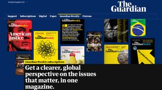 The Guardian Weekly Subscriptions | The Guardian