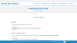 Guarding Vision Setup – Surveillance