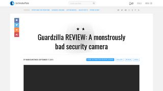 Guardzilla REVIEW: A monstrously bad security camera | TechnoBuffalo