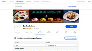 Working at Guckenheimer: 158 Reviews | Indeed.com