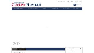 Library Services | guelphhumber.ca