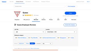 Working at Guess: 1,159 Reviews | Indeed.com