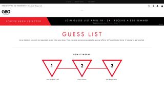 GBY | Loyalty Rewards - G by Guess