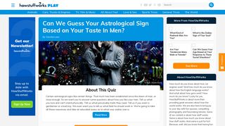 Can We Guess Your Astrological Sign Based on Your Taste In Men ...