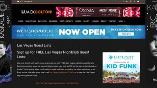 FREE Las Vegas Nightclub Guest List (No Cover Charge!) - Jack Colton